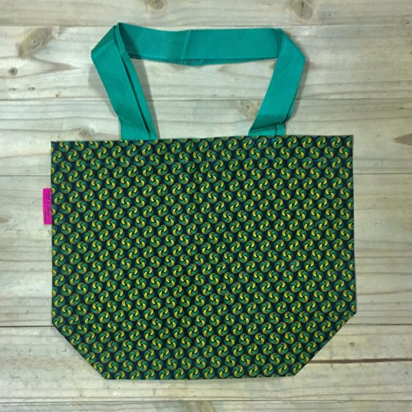 Shopping Bag - Shweshwe Green
