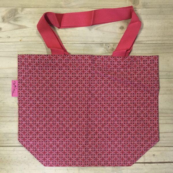 Shopping Bag - Shweshwe Red