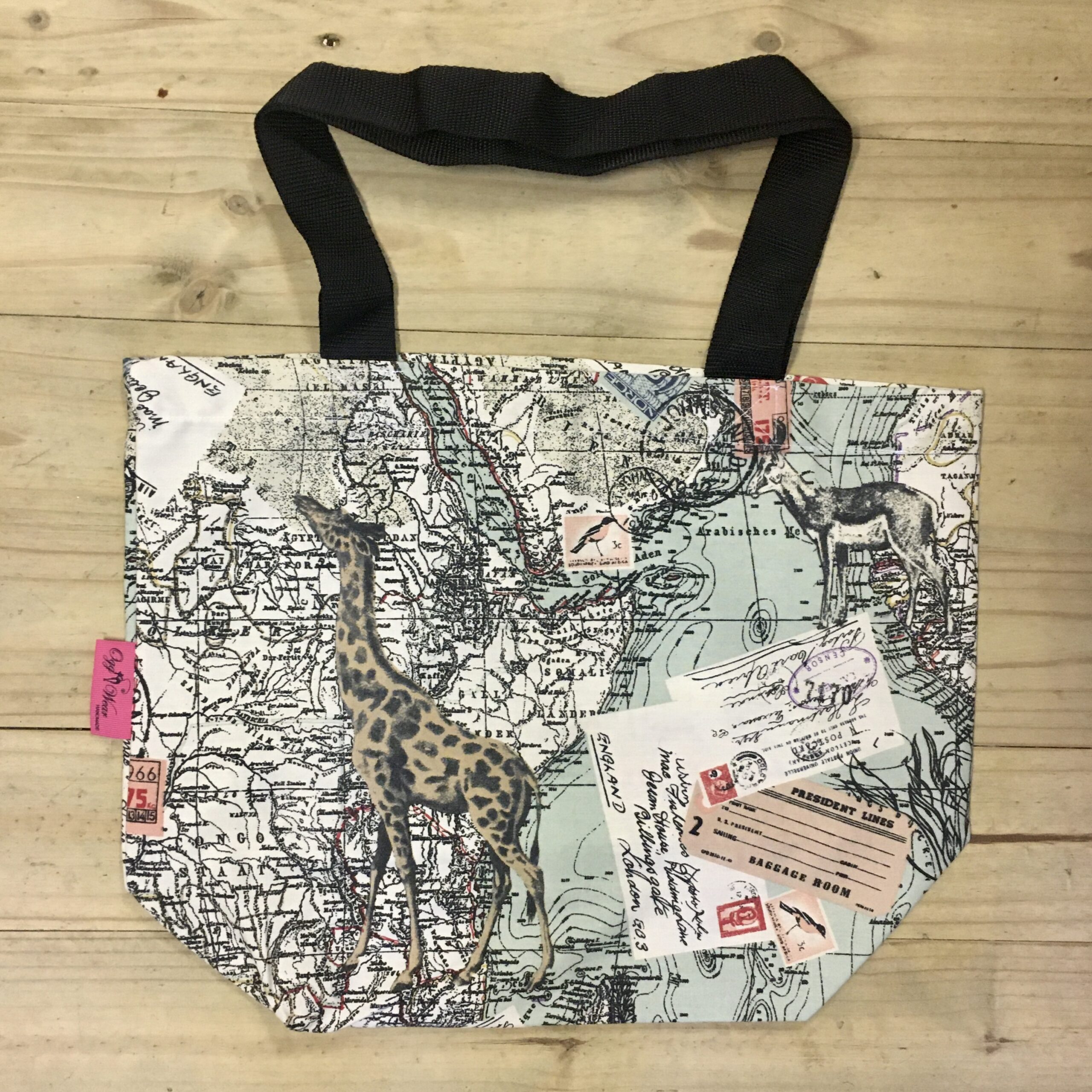 Shopping Bag - Canvas Map