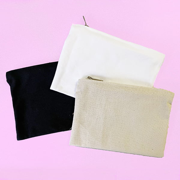 Blank Canvas Pencil Bag