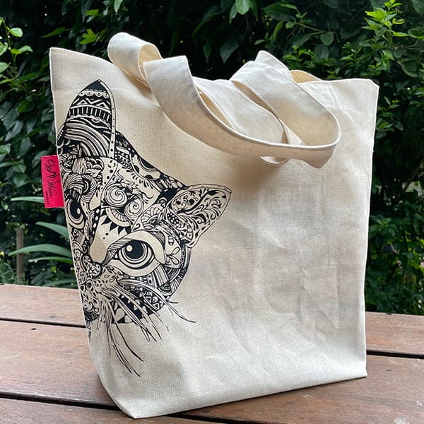 Shopping Bag - Mandala Cat