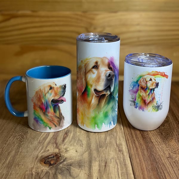 Golden Retriever Mugs and Tumblers