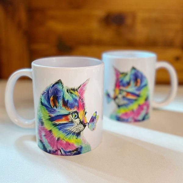 Cat Mugs - Water Colours - Image 2