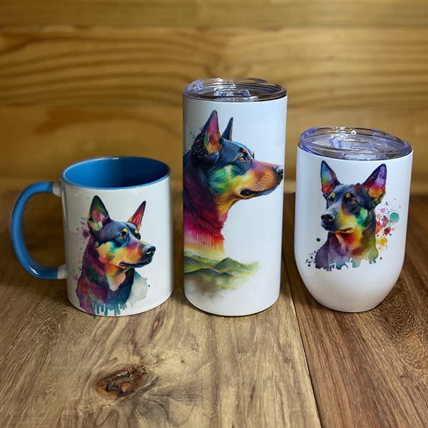 Australian Kelpie Mugs and Tumblers