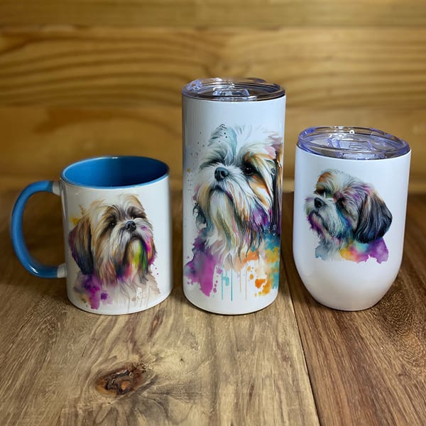 Lhasa Apso Mugs and Tumblers