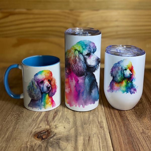 Poodle Mugs and Tumblers