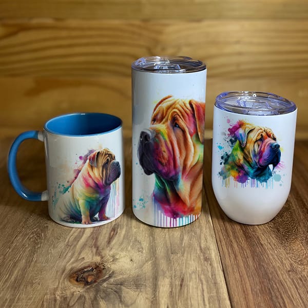 Shar Pei Mugs and Tumblers