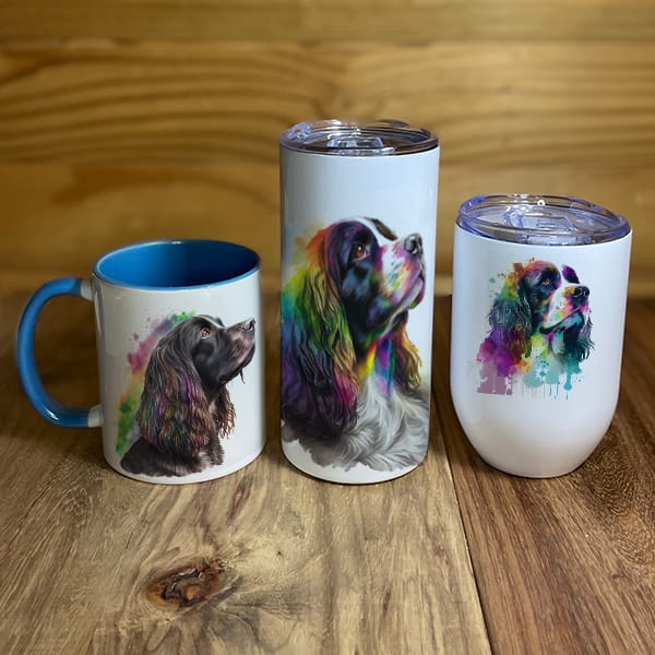 Spaniel Mugs and Tumblers