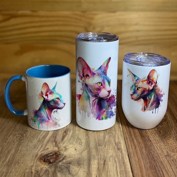 Sphynx Cat Mugs and Tumblers