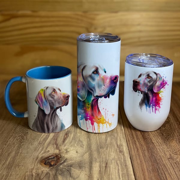 Weimaraner Mugs and Tumblers