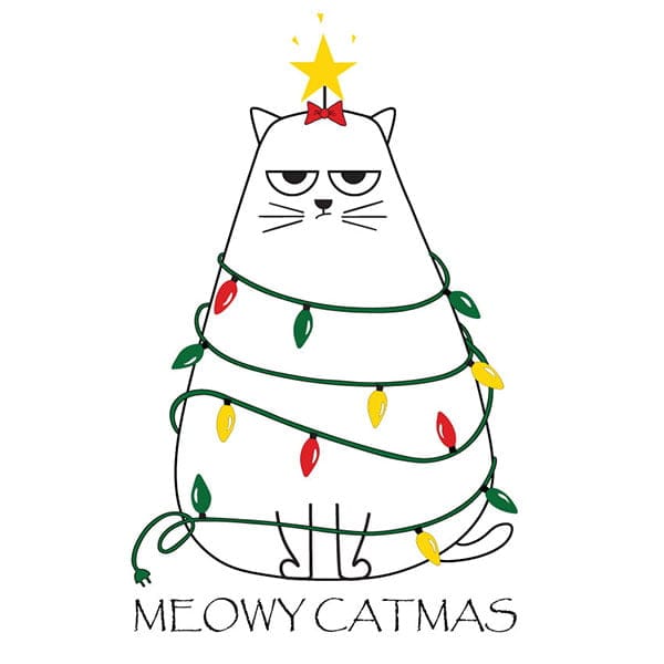 Grumpy Catmas T-shirt - Image 2